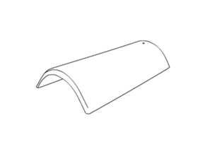 Hřebenáč Bramac Protector s příchytkou památkově červená