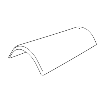 Hřebenáč Bramac Protector s příchytkou památkově červená