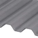 Deska polykarbonátová trapézová TOPLIGHT T 76/18 microprisma 2UV antracit 0,9×1 060×4 000 mm