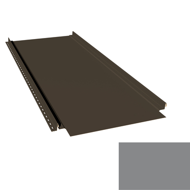 Krytina plechová LINEDEK 360 Flat SP 25 LESK 2A094 tmavě stříbrná Cut