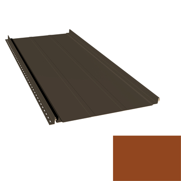 Krytina plechová LINEDEK 485 Rib SP 25 LESK 2M604 cihlová