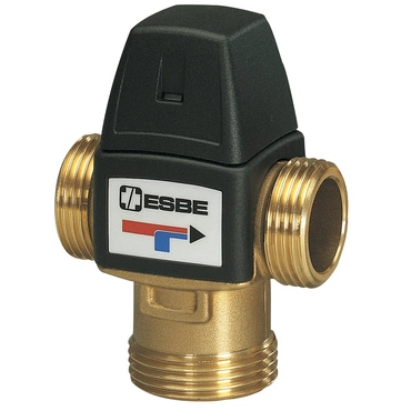 Ventil termostatický směšovací ESBE VTA 322, 3/4", 20 – 43 °C, Kvs 1,5 m3/hod