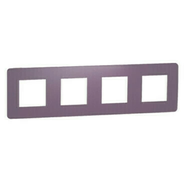 Rámeček Schneider Electric Unica Nová Studio Color čtyřnásobný plum