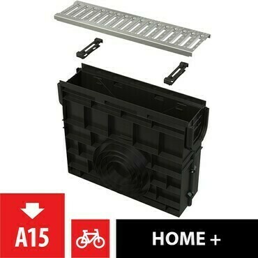 Vpust venkovní žlabová Alca AVZ102R-R102S rošt pozinkovaný s C profilem A15