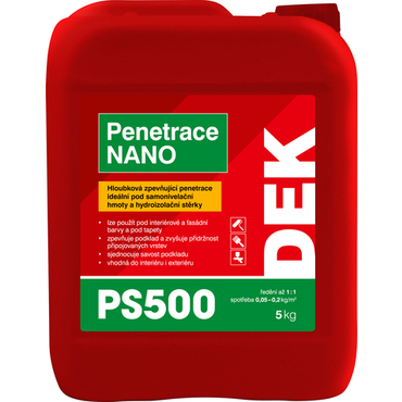 Penetrace stavební DEK NANO PS500 5 kg