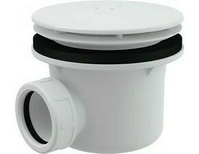 Sifon vaničkový Alca A49K-B kov, bílá-lesk