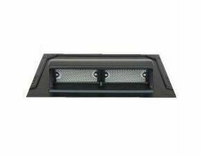 Střešní odvětrávač s ochrannou mřížkou Černá CS DOMINO