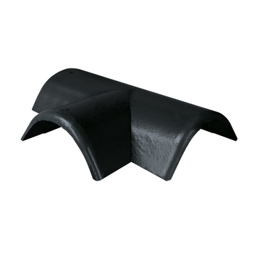 Hřebenáč rozdělovací levý T220 Bramac Protector Plus se dvěma příchytkami ebenově černá