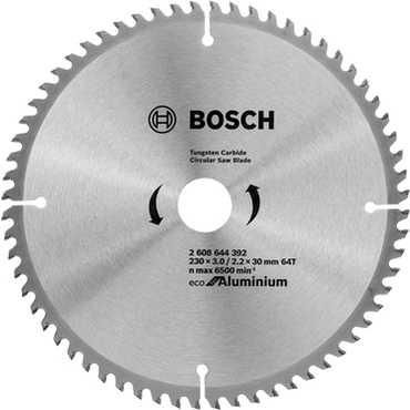 Kotouč pilový Bosch Eco for Aluminium 230×30×3 mm 64 z.