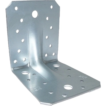 Úhelník kombinovaný s prolisem 65×90×90×2,5 mm RAL 9003