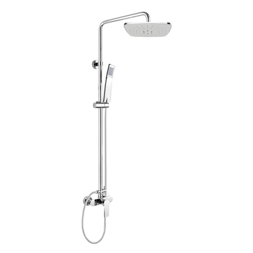 Systém sprchový Mereo Dita CBE60104SBD 150 mm chrom/šedá
