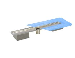 Žlab sprchový nerezový Profilpas DRAIN AQUA PP50/70 s přímým odtokem 50 mm