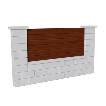 Výplň plotová DEKMETAL CANTO 7DSAA light wood