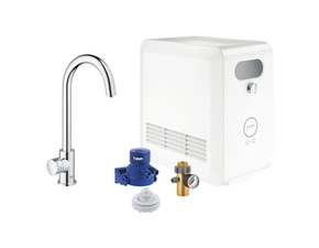 Baterie dřezová stojánková Grohe Blue Professional Mono s chladícím zařízením a filtrací, výpusť C chrom