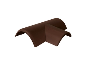 Hřebenáč rozdělovací pravý T250 Bramac Novo s příchytkou tmavohnědá