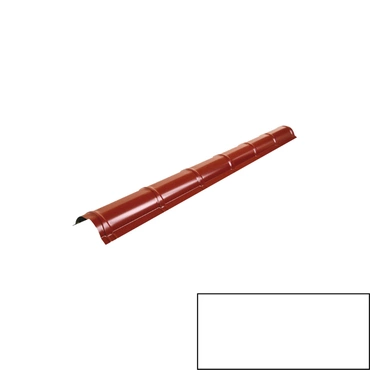 Hřebenáč kulatý MAXIDEK SP 25 RAL 9010 bílá