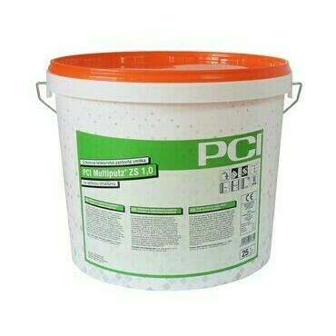 Omítka silikonová PCI Multiputz ZS zatíraná 1 mm bílá 25 kg