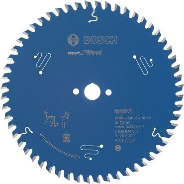 Kotouč pilový Bosch Expert for Wood 184×16×2,6 mm 56 z.