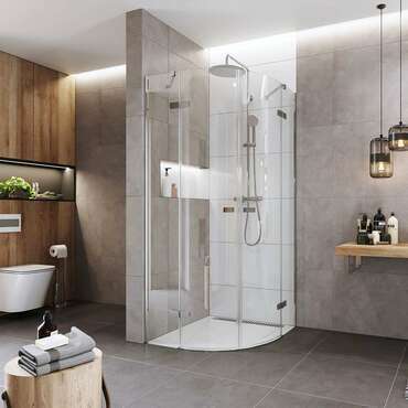 Kout sprchový Mereo Novea CK70101Z 900×900 mm chrom/čiré sklo R550