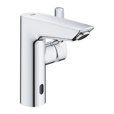 Baterie automatická stojánková Grohe Eurosmart s bezdotykovým nebo manuálním ovládáním chrom 23975003