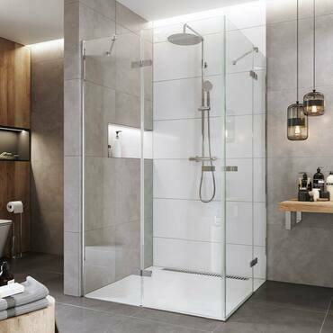 Kout sprchový Mereo Novea CK10314ZVR 1 000×800 mm chrom/čiré sklo