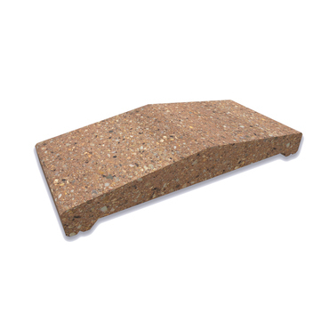Stříška plotová štípaná CS Blok 40 javor 230×500×84 mm