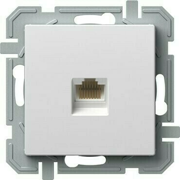 Zásuvka datová TEM Logiq CAT5E 1× RJ45 bílá