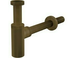 Sifon umyvadlový celokovový Alca A400ANTIC DN 32 s převlečnou maticí 5/4" bronz-antic