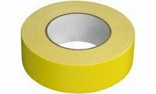 Páska maskovací tkaninová Color Expert žlutá 44 mm/50 m