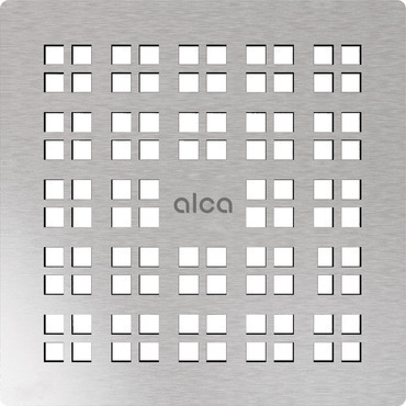 Mřížka designová Alca MPV015 102×102 mm nerez mat