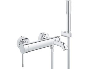 Baterie vanová nástěnná Grohe Essence 150 mm chrom s přepínačem a sprchovým setem 33628001