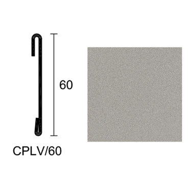 Krycí profil Profilpas PROTEC CPLV/60 šedobéžová