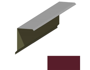 Lemování okraje RS360Q SP 25 s okapnicí 2R036 vínová