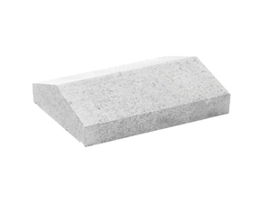 Deska zákrytová BEST III sedlová průběžná bílá 300×400×100 mm