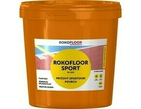 Povrch sportovní Rokofloor Sport žlutý, 12 kg/bal.