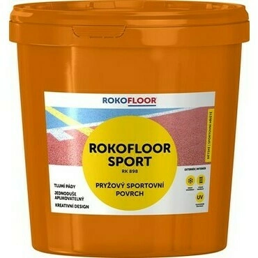Povrch sportovní Rokofloor Sport žlutý, 12 kg/bal.