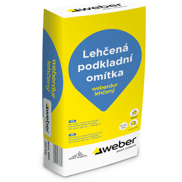 Omítka lehčená weberdur 20 kg