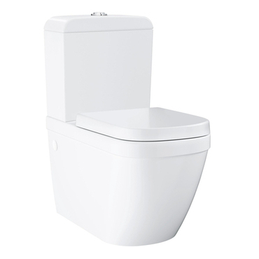 WC kombinované Grohe Euro Ceramic vodorovný odpad Rimless včetně sedátka