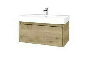 Skříňka umyvadlová Dřevojas BONO SZZ 85 Arlington/Arlington vč. umyvadla Glance
