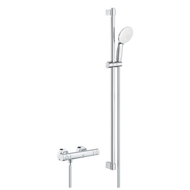 Baterie sprchová termostatická Grohe Grohtherm 800 Cosmopolitan 150 mm chrom, se sprchovou soupravou 34769001