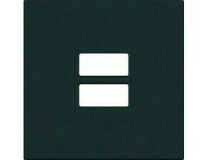 Kryt zásuvka USB nabíjecí Hager lumina 45×45 mm černá mat