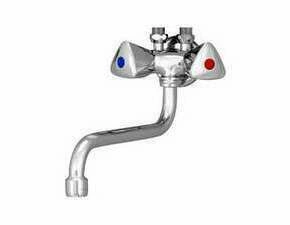 Baterie dřezová nástěnná Mereo CBS301001M 30 mm, chrom pro nízkotlaké ohřívače ramínko 120 mm