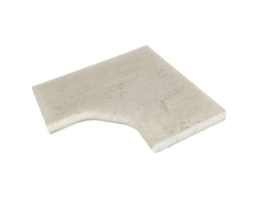 Lem bazénový vnitřní roh R90–160 Presbeton VERTO reliéfní slonovinová 600×600×45 mm