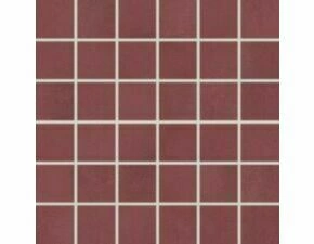 Mozaika Rako Blend 5×5 cm (set 30×30 cm) tmavě červená WDM06810