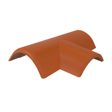 Hřebenáč rozdělovací pravý T250 Bramac Novo s příchytkou cihlově červená