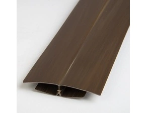 Profil spojovací plastový tmavé dřevo 3000 mm