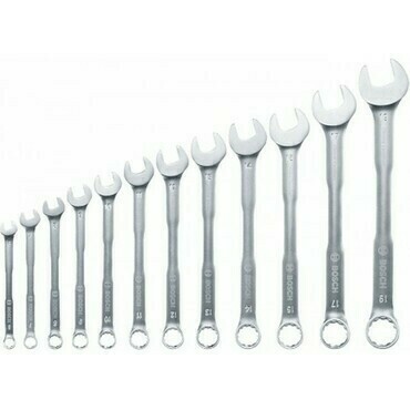 Sada ráčnových/očkoplochých klíčů Bosch 12 ks