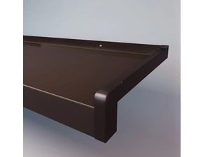 Parapet venkovní hliníkový Paramont š. 210 mm hnědá