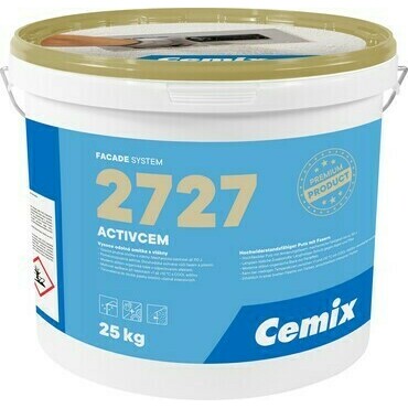 Omítka silikonová Cemix 2727 ActivCem zatíraná 1,5 mm 25 kg