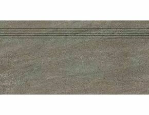 Schodovka Rako QUARZIT 30×60 cm hnědá DCPSE736